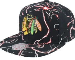 New York Knicks Storm Season Black Snapback - Mitchell & Ness