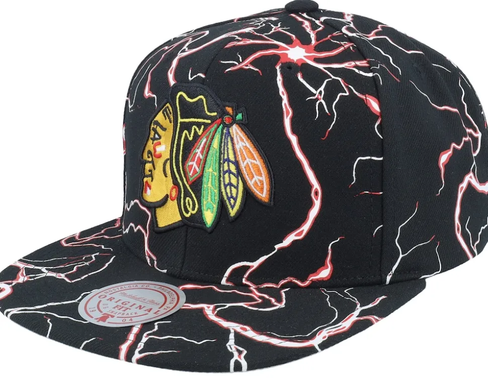 New York Knicks Storm Season Black Snapback - Mitchell & Ness