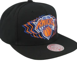 New York Knicks Team Vibes Black Snapback - Mitchell & Ness