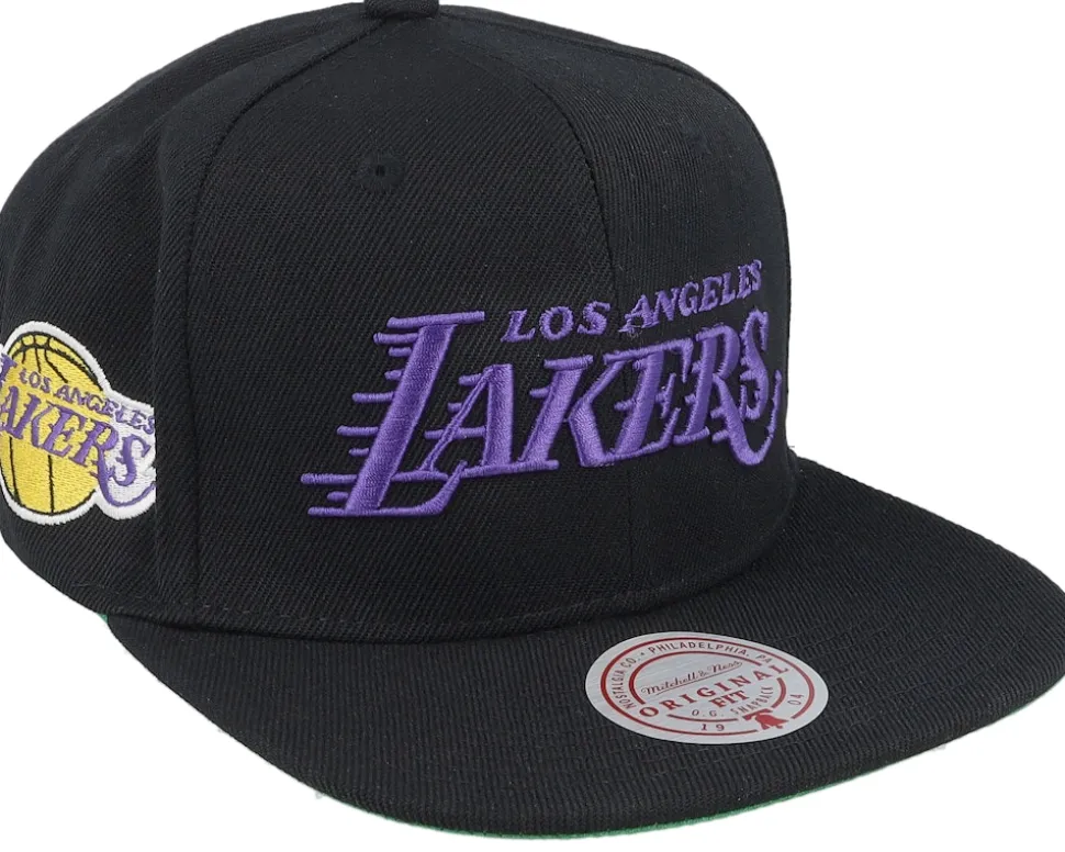 New York Knicks Triple Play Black Snapback - Mitchell & Ness