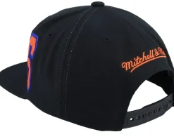 New York Knicks Varsity Bust Black Snapback - Mitchell & Ness