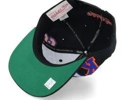 New York Knicks Varsity Bust Black Snapback - Mitchell & Ness