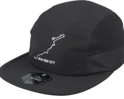 New York Marathon Cloudfit Black 5-panel - Kumo