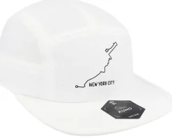 New York Marathon Cloudfit White 5-panel - Kumo
