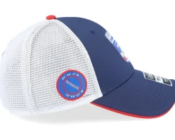 New York Rangers Authentic Pro Draft Podium Black/White Trucker - Fanatics