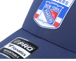 New York Rangers Authentic Pro Draft Podium Black/White Trucker - Fanatics