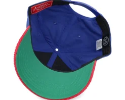 New York Rangers Burnett Blue/Red Corduroy A-Frame Adjustable - American Needle