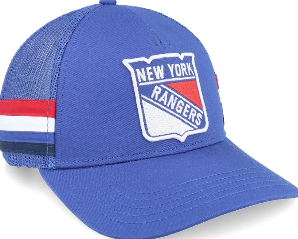 New York Rangers Hotfoot Royal A-frame Trucker - American Needle
