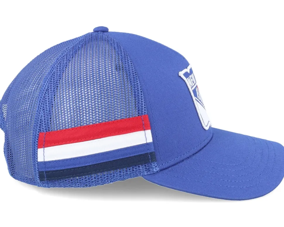 New York Rangers Hotfoot Royal A-frame Trucker - American Needle