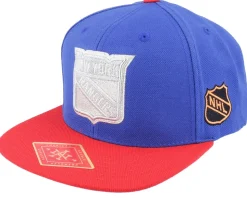 New York Rangers Silver Fox Royal/Red Snapback - American Needle