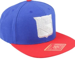 New York Rangers Silver Fox Royal/Red Snapback - American Needle