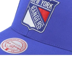 New York Rangers Team Ground 2.0 Pro Blue Adjustable - Mitchell & Ness