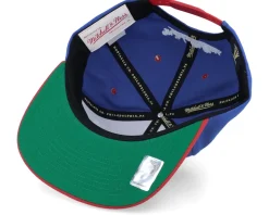 New York Rangers Transcript Royal/Red Snapback - Mitchell & Ness