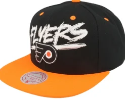 New York Rangers Transcript Royal/Red Snapback - Mitchell & Ness