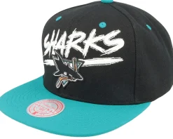 New York Rangers Transcript Royal/Red Snapback - Mitchell & Ness