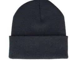 New York Skyscraper Beanie Graphite Grey Cuff - Calza Pennello