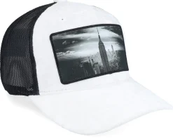 New York Skyscraper Velvet White/Black A-frame - Calza Pennello