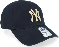 New York Yankees Bagheera Under Clean Up Black Dad Cap - 47 Brand