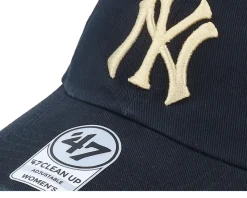 New York Yankees Bagheera Under Clean Up Black Dad Cap - 47 Brand