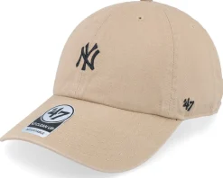 New York Yankees Base Runner Clean Up Khaki Dad Cap - 47 Brand