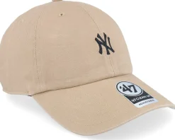 New York Yankees Base Runner Clean Up Khaki Dad Cap - 47 Brand