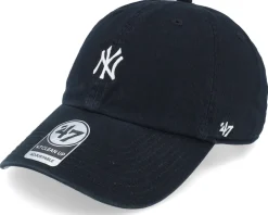 New York Yankees Base Runner Clean Up Black/White Adjustable - 47 Brand