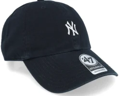 New York Yankees Base Runner Clean Up Black/White Adjustable - 47 Brand