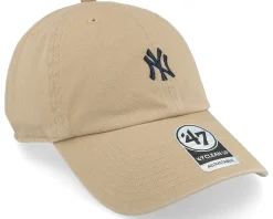 New York Yankees Base Runner Clean Up Khaki Dad Cap - 47 Brand