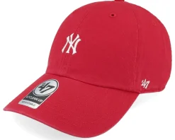 New York Yankees Base Runner Clean Up Red Dad Cap - 47 Brand