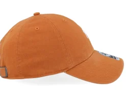 New York Yankees Base Runner Clean Up Burnt Orange Dad Cap - 47 Brand