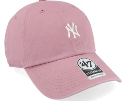 New York Yankees Base Runner Clean Up Mauve Dad Cap - 47 Brand