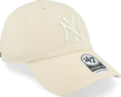 New York Yankees Brand Clean Up Natural Dad Cap - 47 Brand