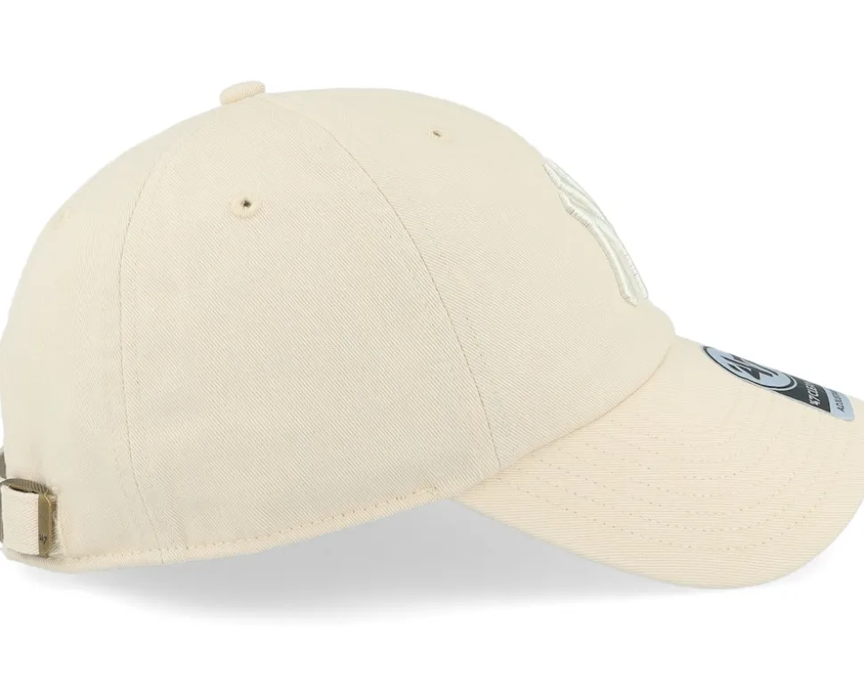 New York Yankees Brand Clean Up Natural Dad Cap - 47 Brand