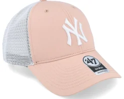 New York Yankees Branson Mvp Dusty Mauve/White Trucker - 47 Brand