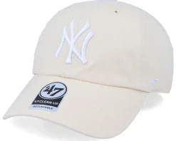 New York Yankees Clean Up Natural/White Adjustable - 47 Brand