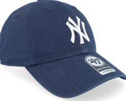 New York Yankees Clean Up Navy/White Dad Cap - 47 Brand