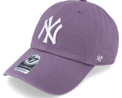New York Yankees Clean Up White/Iris Adjustable - 47 Brand