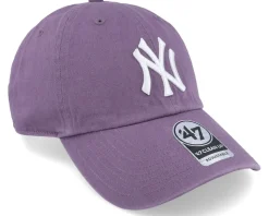 New York Yankees Clean Up White/Iris Adjustable - 47 Brand