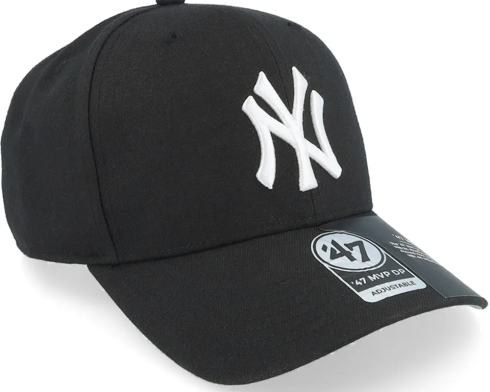 New York Yankees Cold Zone Mvp DP Black/White Adjustable - 47 Brand