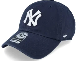 New York Yankees Cooperstown Clean Up Navy Dad Cap - 47 Brand