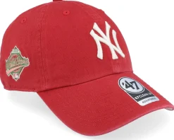 New York Yankees Double Under Clean Up Cayenne Dad Cap - 47 Brand