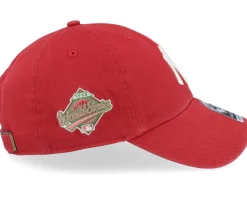 New York Yankees Double Under Clean Up Cayenne Dad Cap - 47 Brand