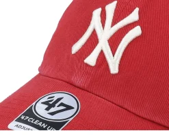 New York Yankees Double Under Clean Up Cayenne Dad Cap - 47 Brand