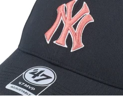 New York Yankees Freeform Snap Mvp Black Adjustable - 47 Brand