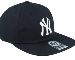 New York Yankees Linscott Captain Rl Black/White Snapback - 47 Brand