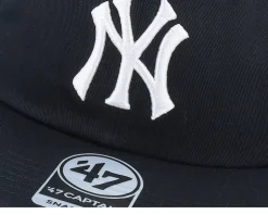 New York Yankees Linscott Captain Rl Black/White Snapback - 47 Brand