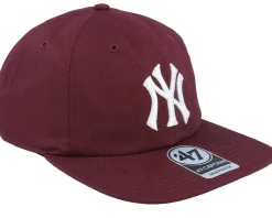 New York Yankees Linscott Captain Rl Dark Maroon/White Snapback - 47 Brand
