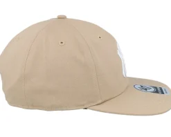 New York Yankees Linscott Captain Rl Khaki Unconstructed Snapback - 47 Brand