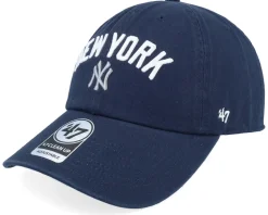 New York Yankees MLB 47 Clean Up Cap Navy Dad Cap - 47 Brand