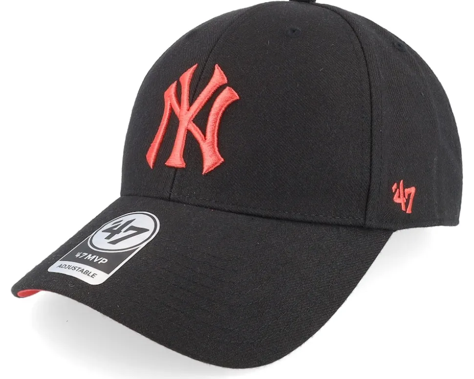 New York Yankees MLB Ballpark Mvp Black Adjustable - 47 Brand